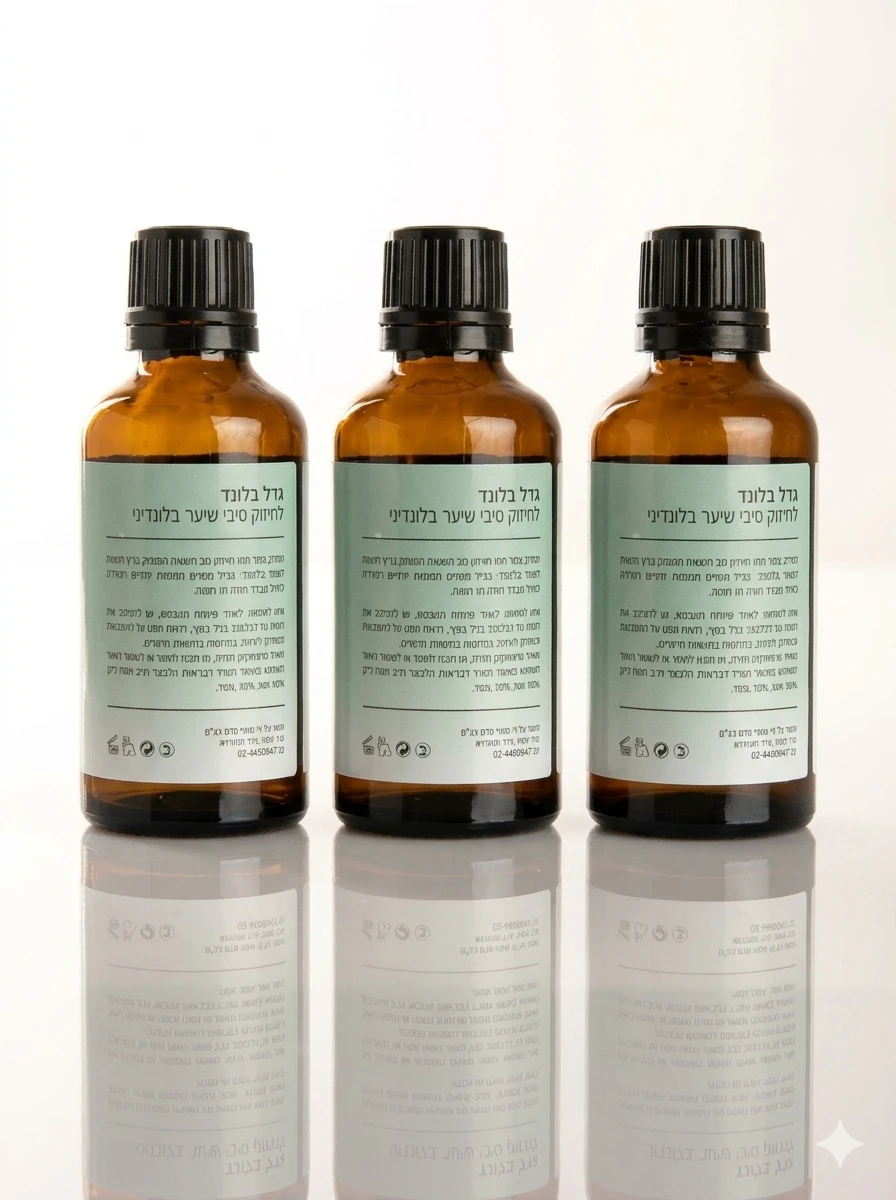 THREE GADAL BLOND BOTTLES